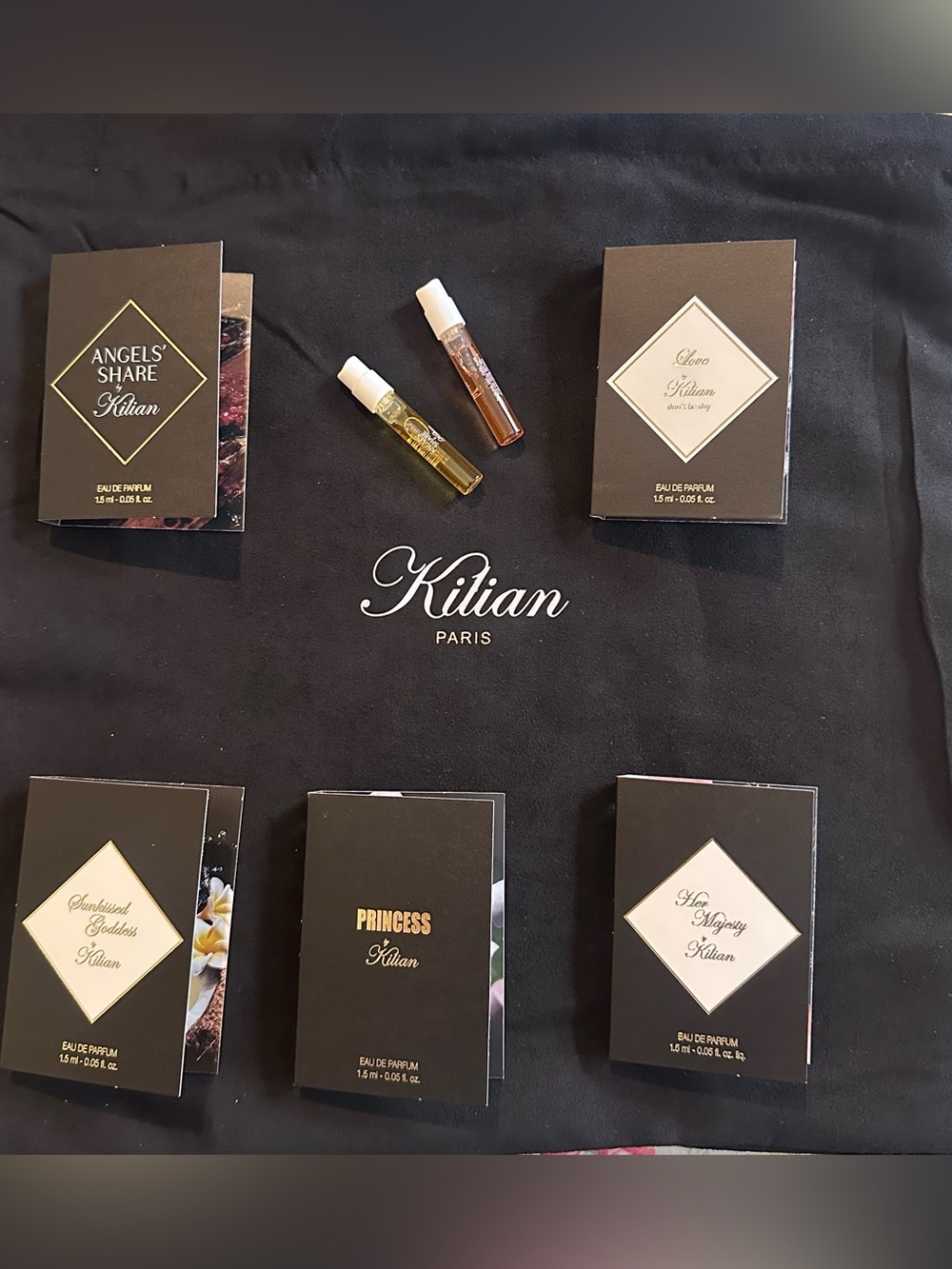 Kilian Women's Perfume Sample Vials Set - Black